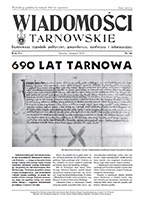okładka wydawnictwa z aktem lokacji miasta Tarnowa
