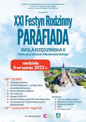 Festyn rodzinny „Parafiada” w Woli Rzędzińskiej już w niedzielę!