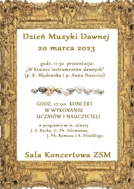 dzień muzyki dawnej