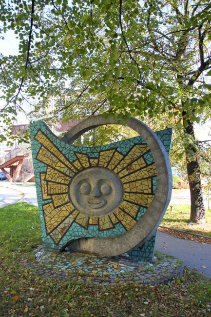 Słońce - rzeżba