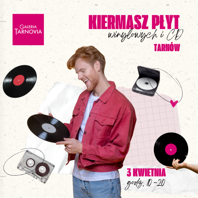 Kiermasz winyli plakat