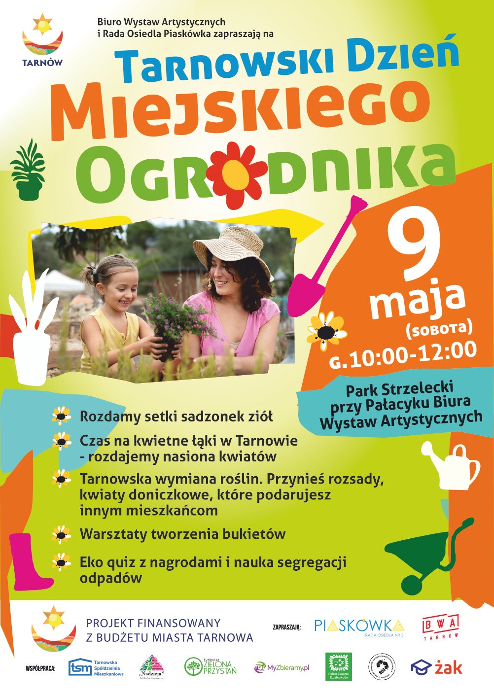 Plakat Tarnowski Dzień Miejskiego Ogrodnika