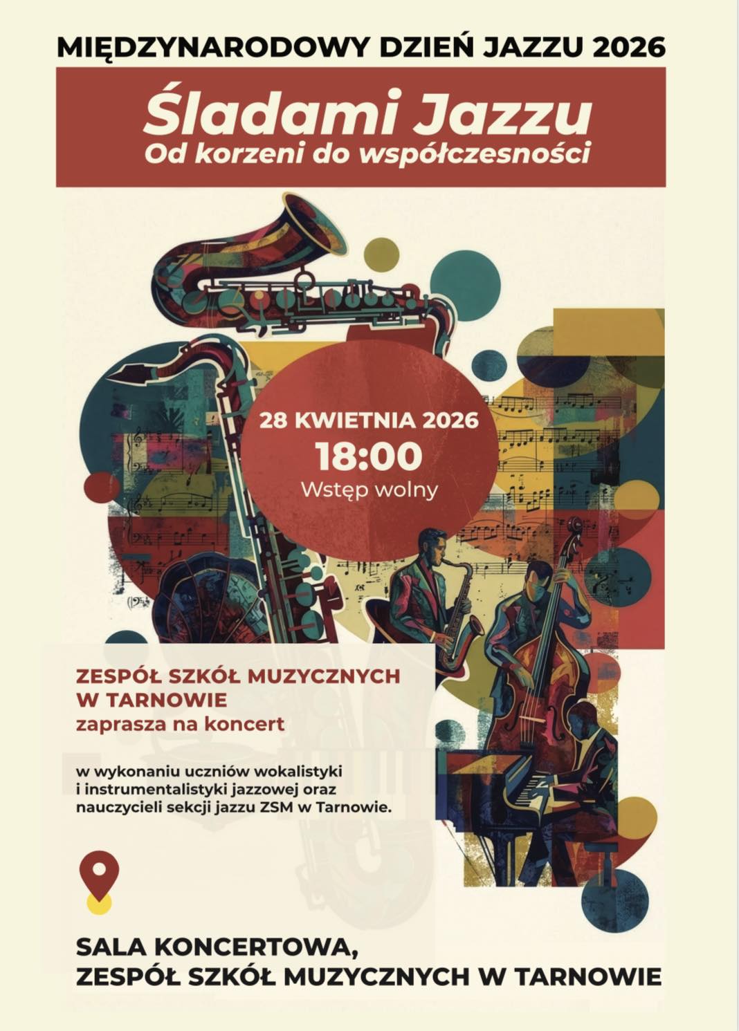 Plakat koncert jazz