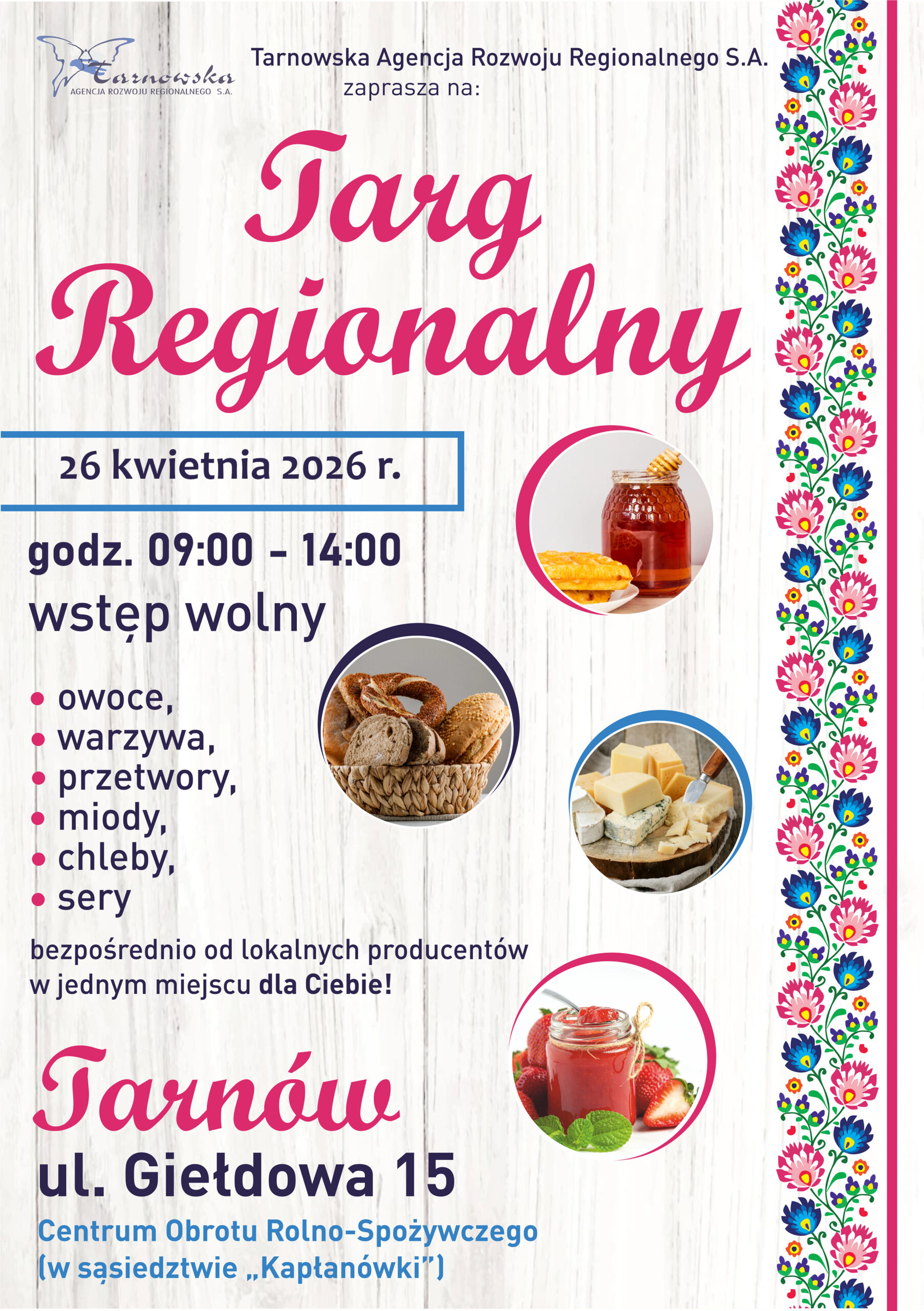 Targ regionalny plakat