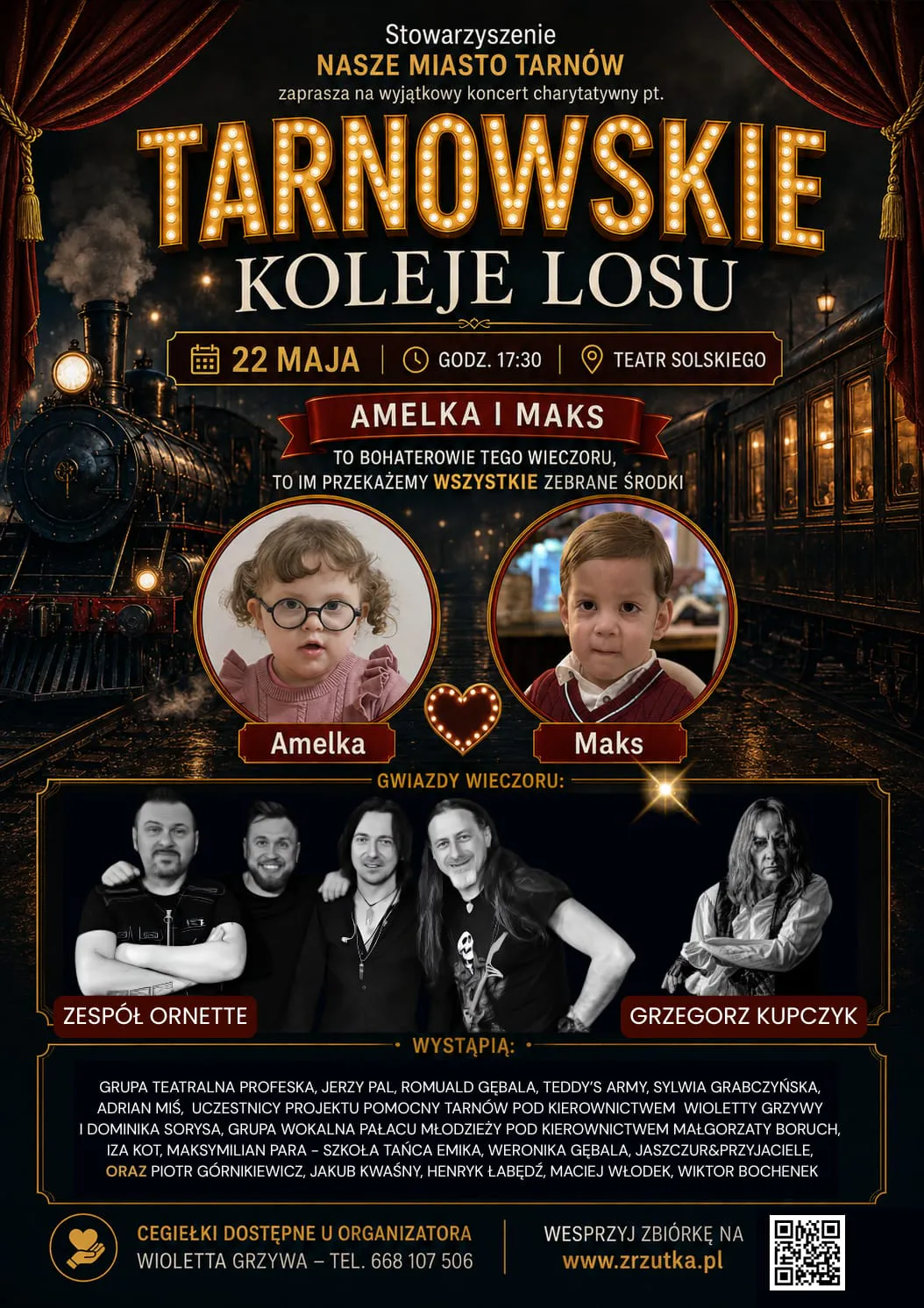 Tarnowskie koleje losu plakat koncert