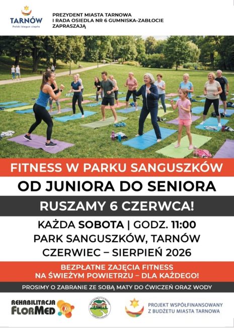 Zajęcia fitness plakat