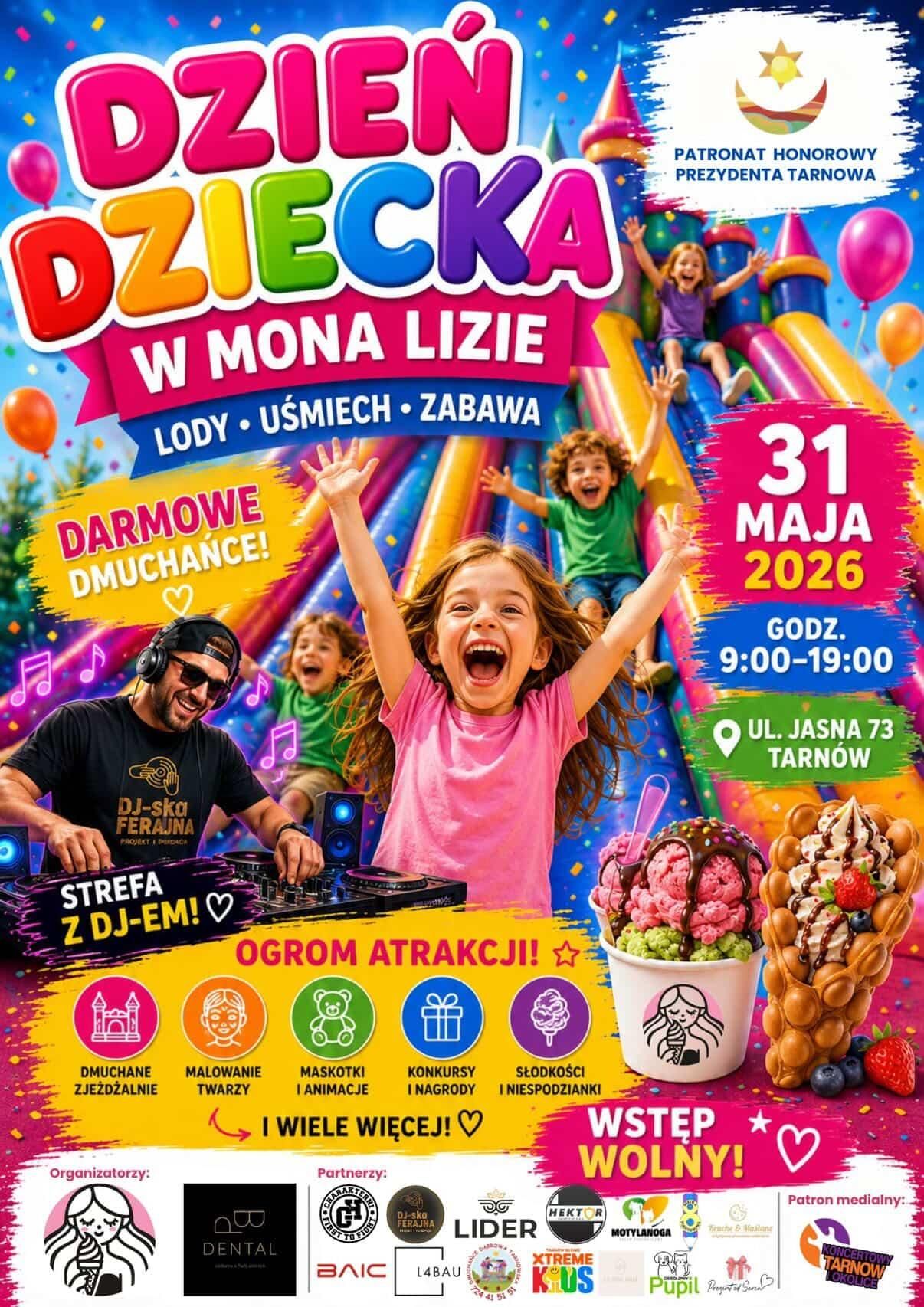 DZIEŃ DZIECKA W MONA LIZIE plakat