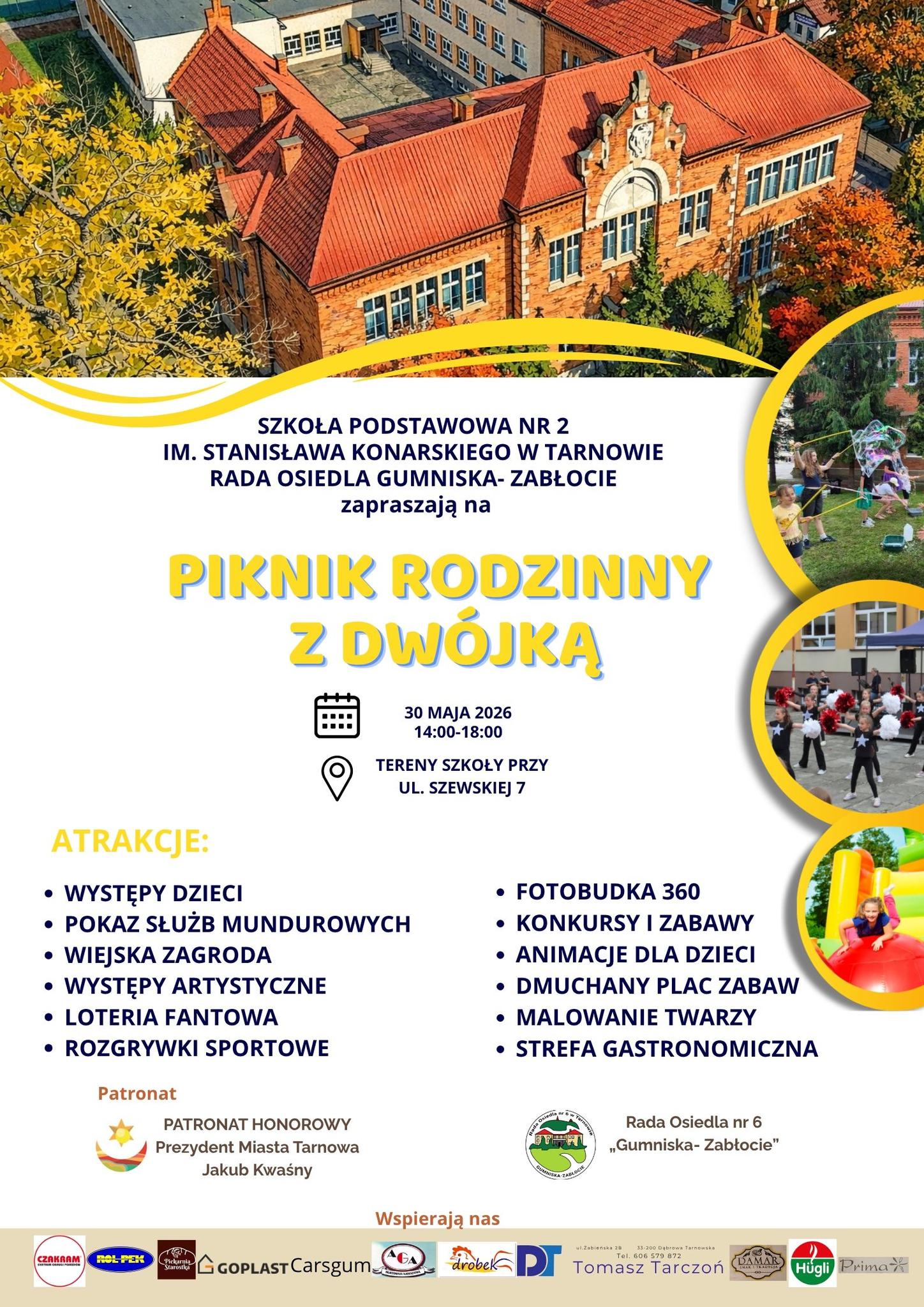 Festyn Rodzinny z Dwójką plakat