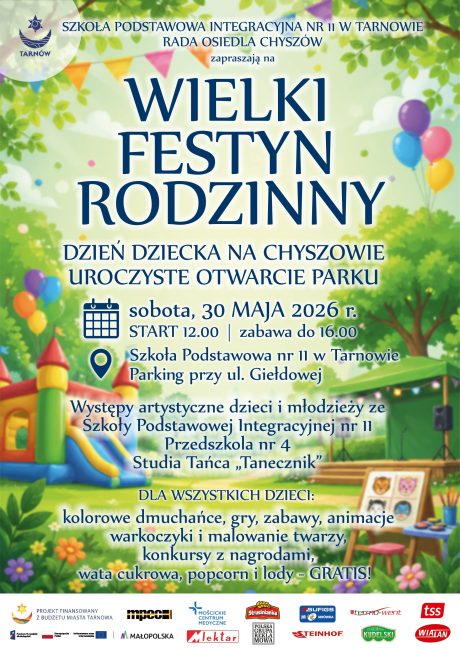 Rodzinny Dzień Dziecka na Chyszowie plakat