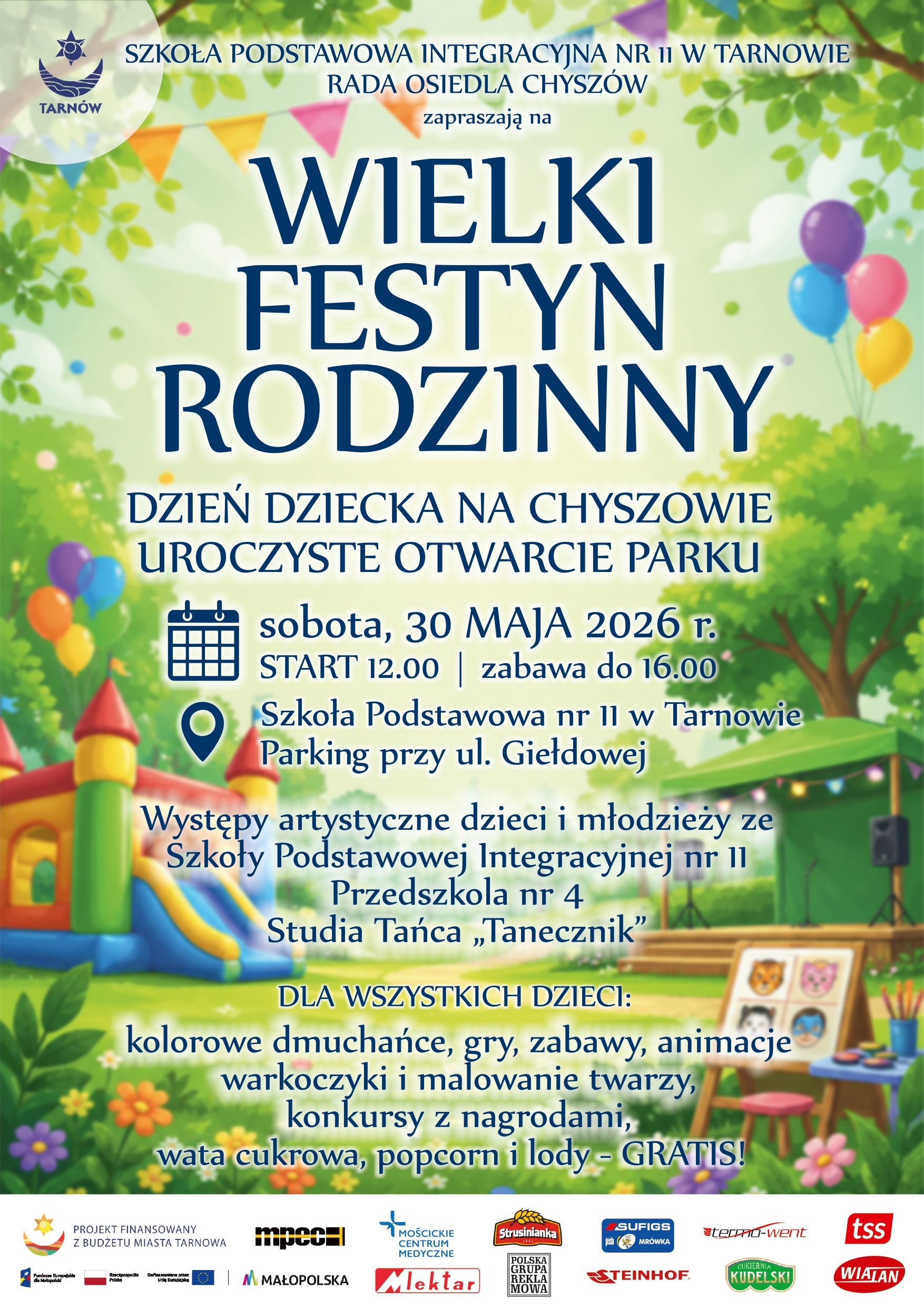 Rodzinny Dzień Dziecka na Chyszowie plakat