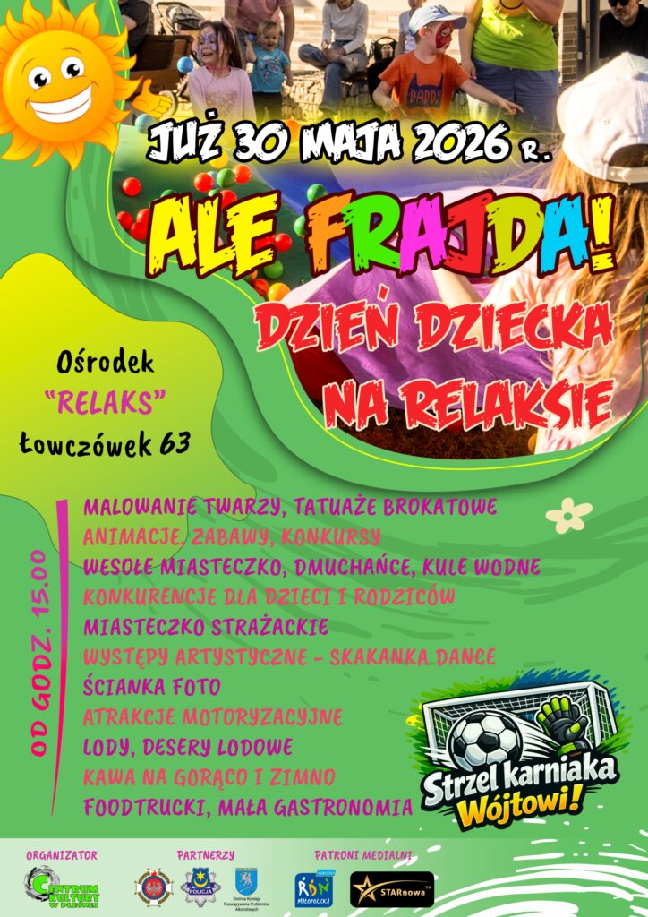 Plakat Dzień Dziecka na Relaksie