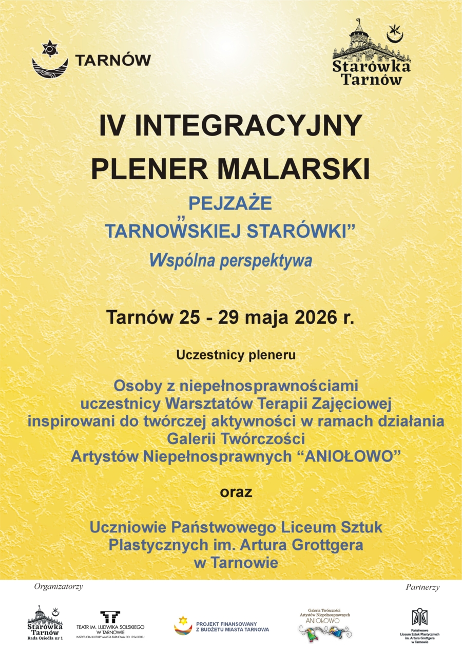 Plakat Pejzaże Tarnowskiej Starówki