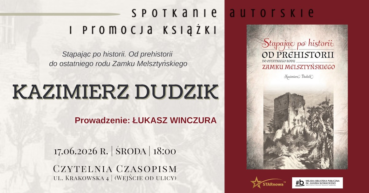 Spotkanie autorskie z Kazimierzem Dudzikiem plakat