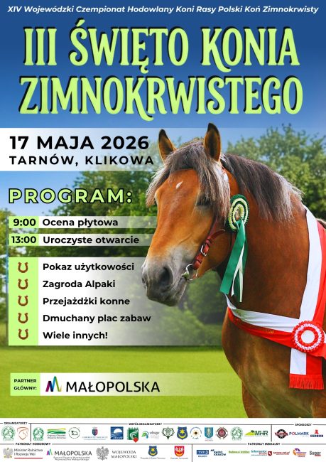 III Święto Konia Zimnokrwistego plakat