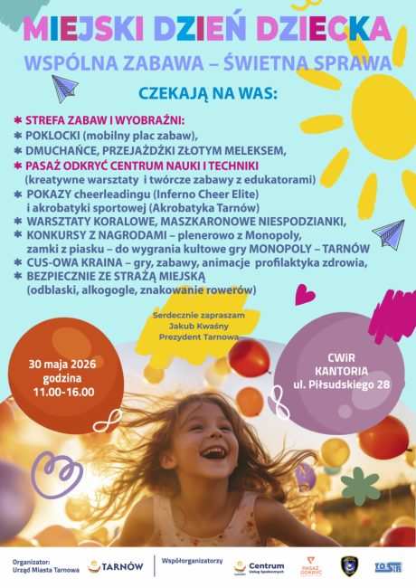 Miejski Dzień Dziecka plakat