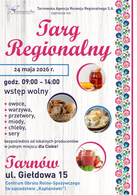 Targ regionalny plakat