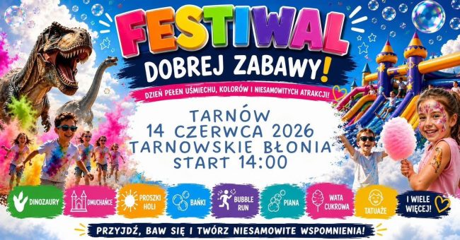 FESTIWAL DOBREJ ZABAWY plakat