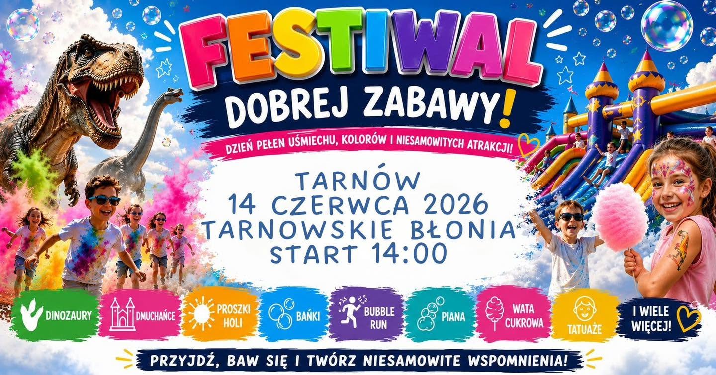 FESTIWAL DOBREJ ZABAWY plakat