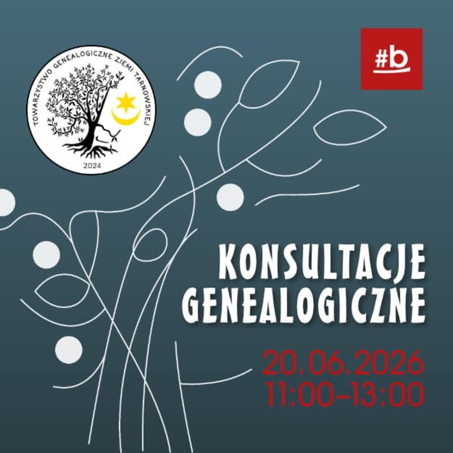 konsultacje genealogiczne plakat