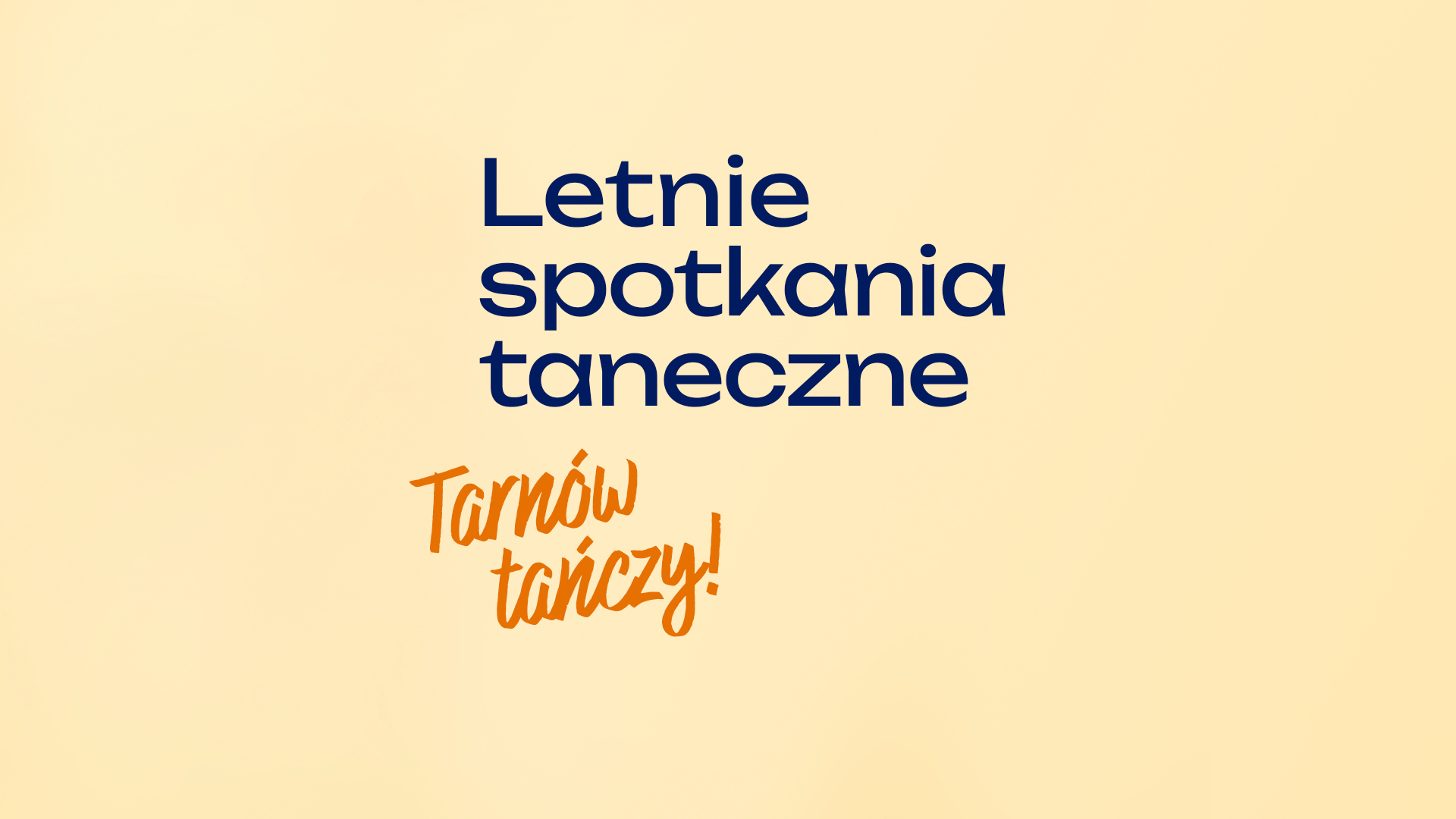 Plakat potańcówki
