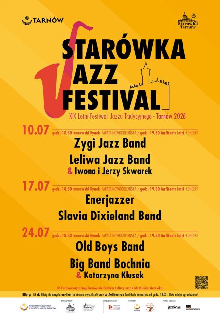 Starówka Jazz Festiwal plakat