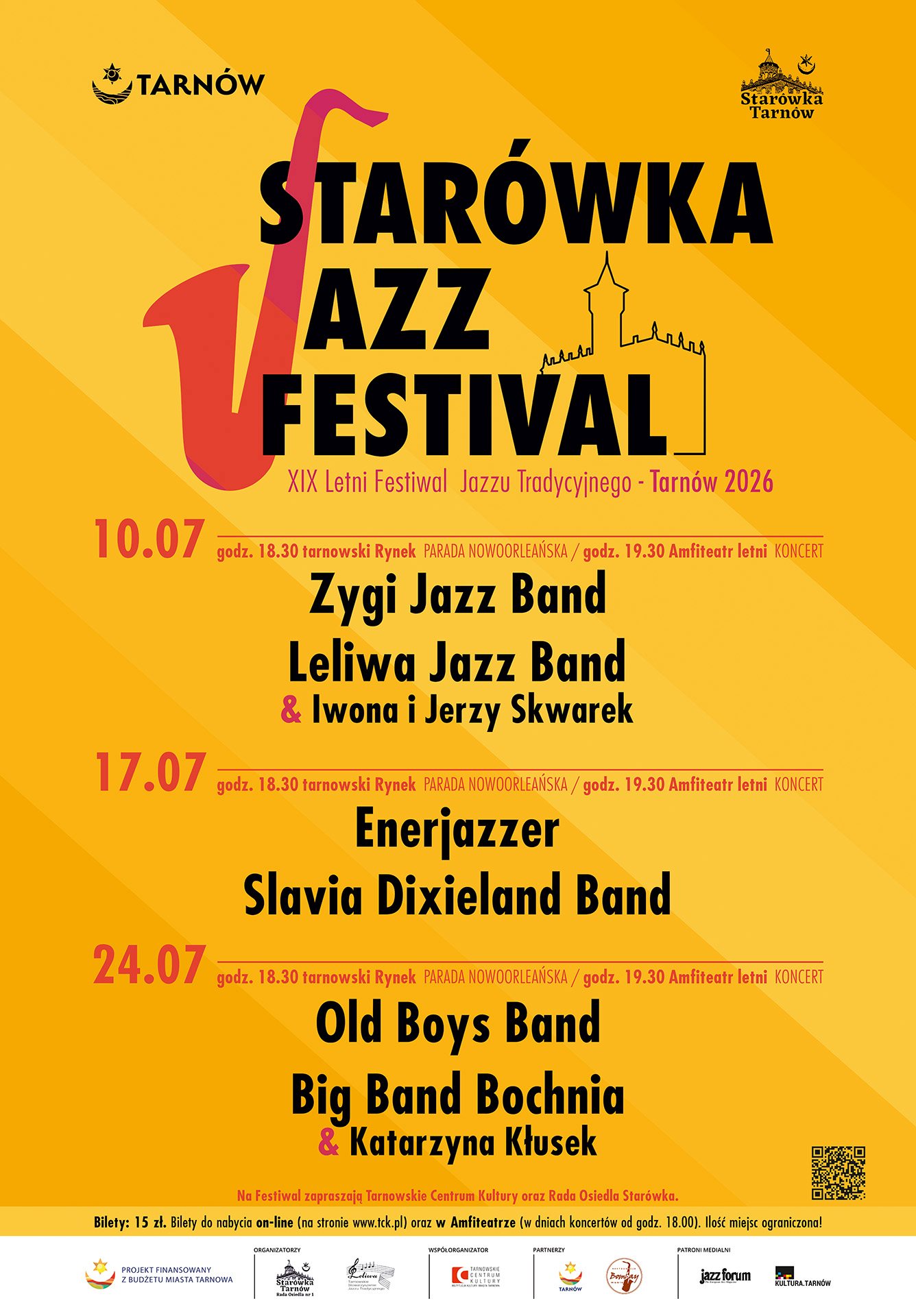 Starówka Jazz Festiwal plakat