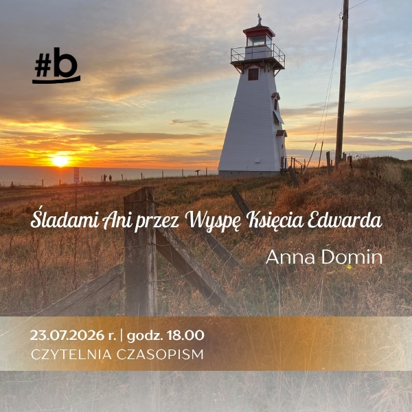 plakat promujący spotkanie z podróżniczką śladami ani przez wyspę księcia edwarda