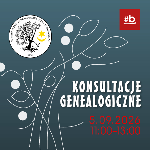 plakat informujący o kolejnej edycji konsultacji genealogicznych