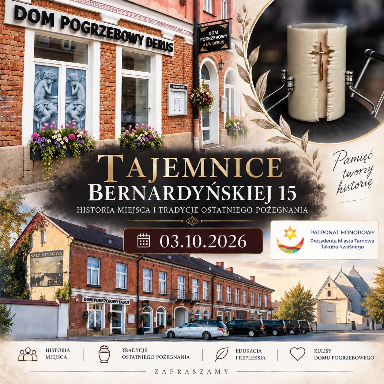 "Tajemnice Bernardyńskiej 15" plakat