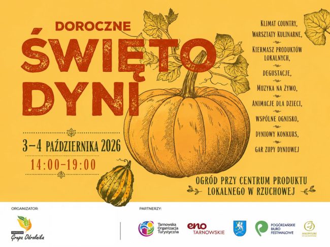 DOROCZNE ŚWIĘTO DYNI 2026 plakat