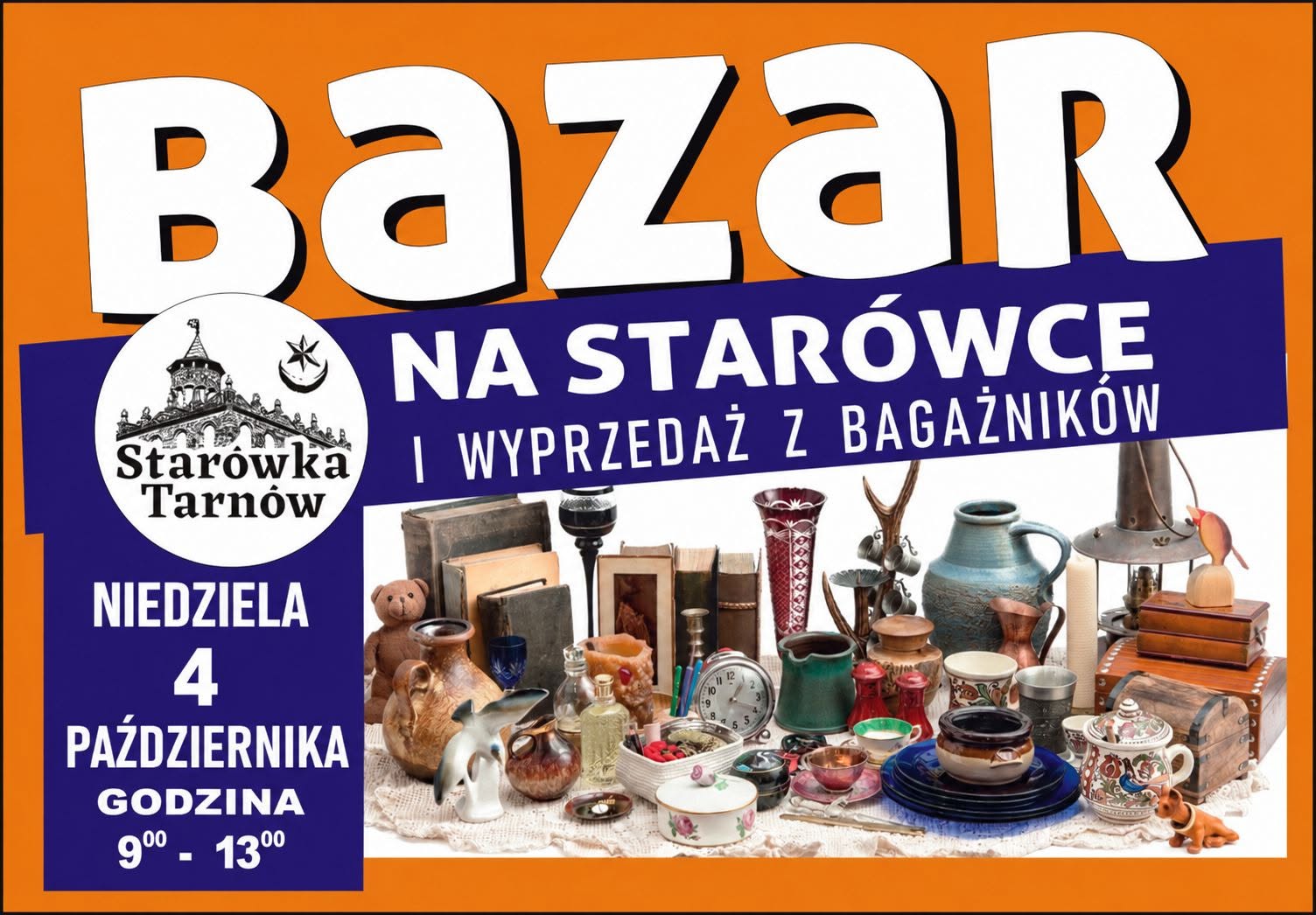 Bazar na Starówce plakat