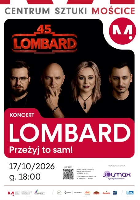 Koncert Lombard plakat