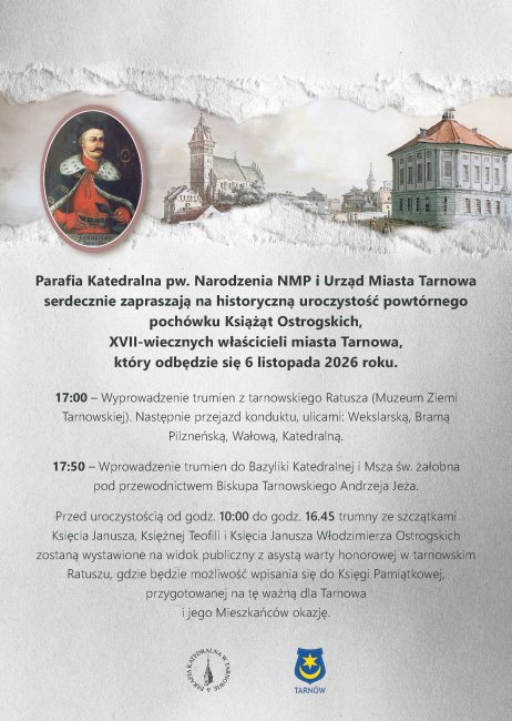 Pochówek książąt Ostrogskich plakat