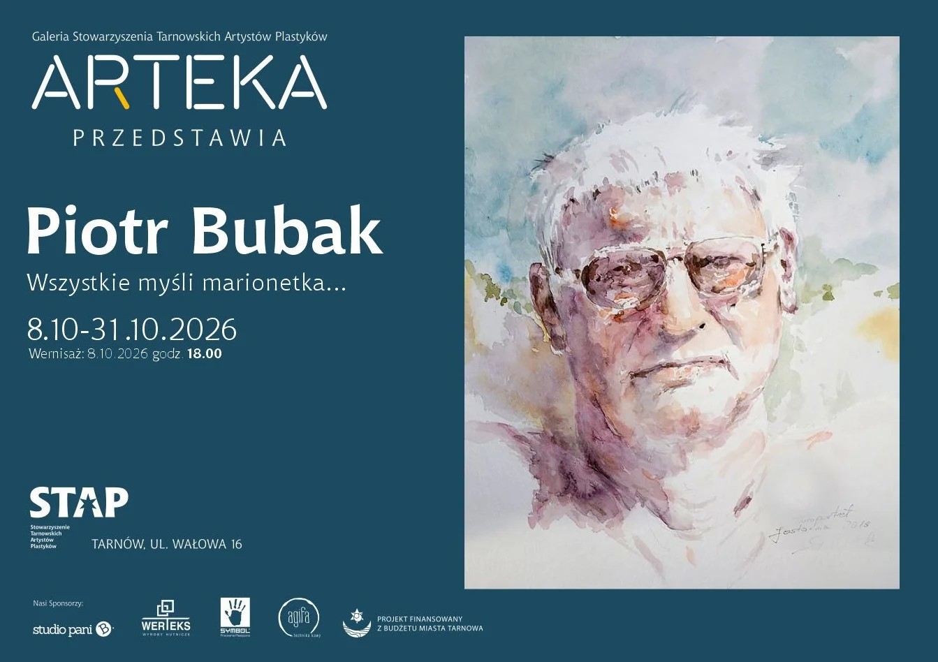 Piotr Bubak wystawa plakat